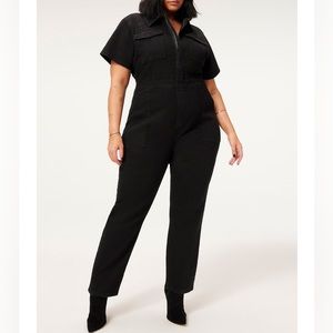 Good American Fit For Success Black Jumpsuit Size XL (4)